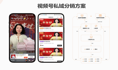 供應鏈直播分銷，找大師熊視頻号系統